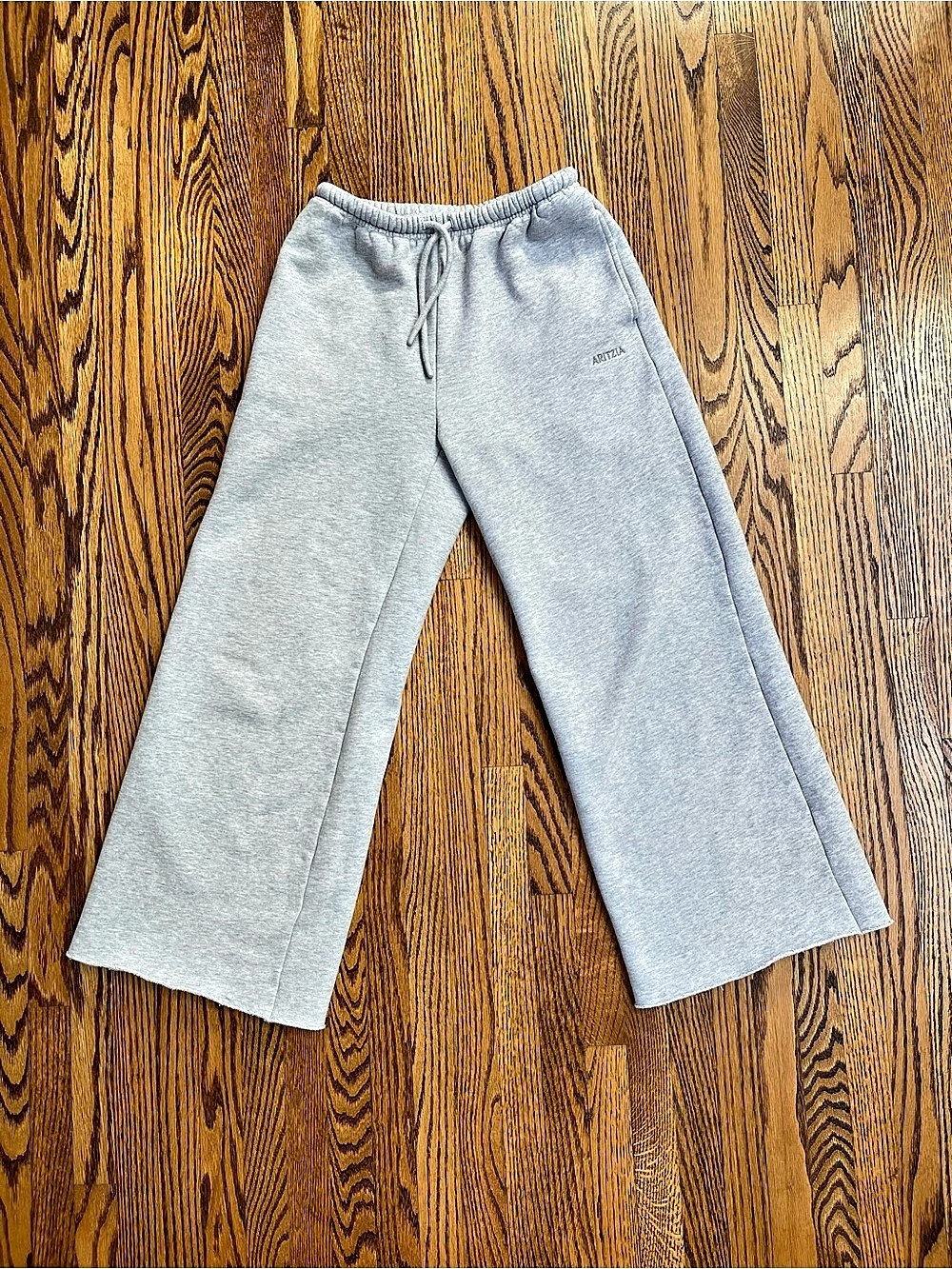 Aritzia Cozy Sweatfleece Mega Fit Sweatpant Wide Leg Gray 2XS